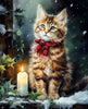 Christmas Kitten 36In Panel 1 Multi # AL-6882-5C-1