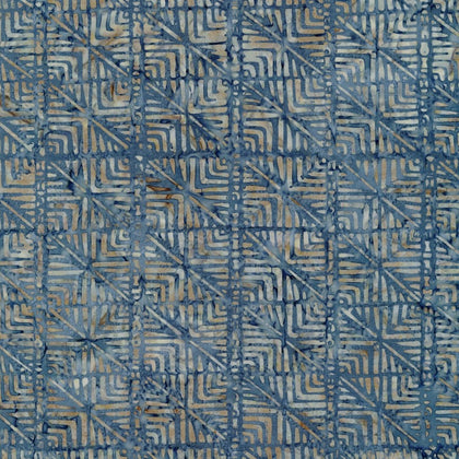 Lakeside - Anchor Geo Mosaic Pattern Batik # B2023-ANCHOR