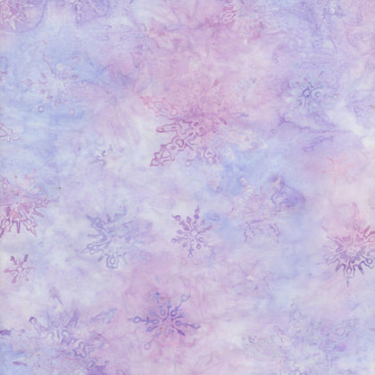 Tonga Frost -Frozen Water Color Snowflakes # B2798-FROZEN