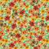 Enchanted Canopy -Lt. Teal Butterflies with Flowers 10 Inch repeat # BQ4611-62