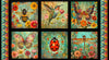 Enchanted Canopy -Teal Nature Blocks  # BQ4613B-67