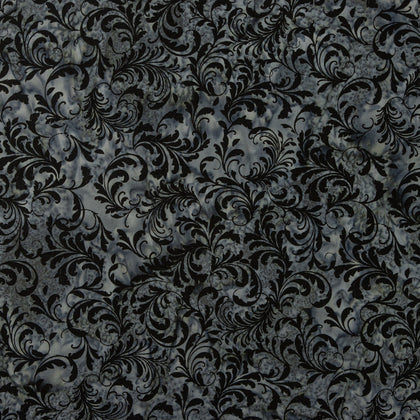 Batiks Achromatic Dance Harbor Gray # BT23040-153