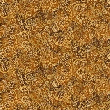 Sonata -Brown Swirls On Music Notes # CD3096-BROWN