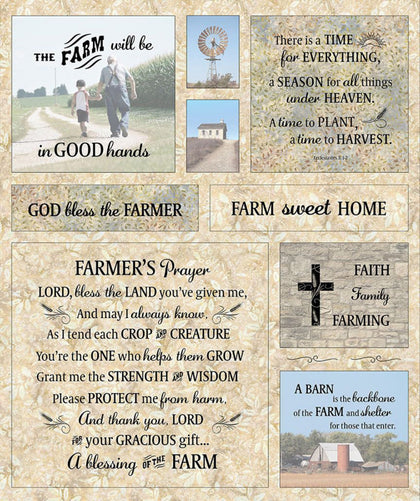 Wheat Farm Sweet Home Panel 36