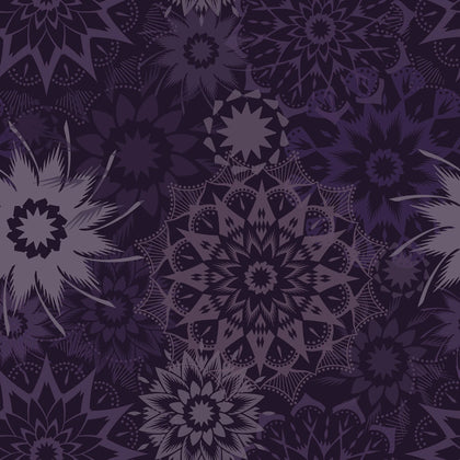 Colorstock - Amethyst Silhouette Medium Stars # CD3839-AMETHYST