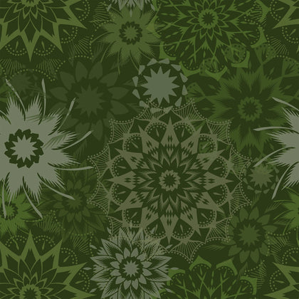 Colorstock -Forest Silhouette Medium Stars # CD3839-FOREST