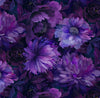 Dragonfly Mist -Violet Large Floral # CD3893-VIOLET