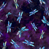 Dragonfly Mist -Purple Flying Dragonflies # CD3895-PURPLE