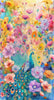 Wild Beauty - Multi Peacock Floral Panel 24in # CD3960-MULTI