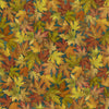Autumn Splendor - Dark Teal Packed Leaves DP 26682-68