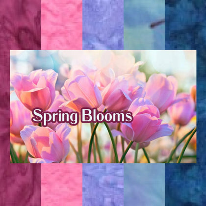 Spring Blooms Batik Half Meter Set