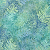 Siren's Song - Blue/Green Monstera Leaves # 22320-477