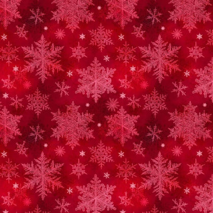 Snowfall -Layered Snowflakes Christmas Red # SNOF5454-R