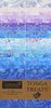 2.5in Strips Tonga Batik Crystal 40pcs/bundle # STRIP40-CRYSTAL