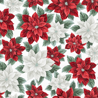 Christmas Splendor - Winter Cherry/Silver # W7777H-441S