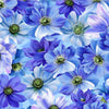 Blue Fresh Bouquet 108in Wide Back # WBX10231-BLUE