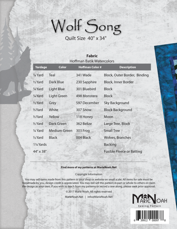 Wolf Song Pattern