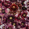 Midnight Flora -Burgundy  # X5696H-38