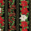 Blooming Holidays - Black/Gold # X7789H-4G