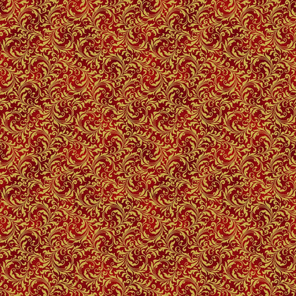 Blooming Holidays - Scarlet/Gold # X7790H-78G