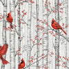 Berries And Birch - Fog/Silver# X7794H-483S