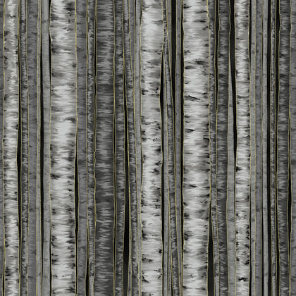 Berries And Birch - Black/Gold # X7795H-4G