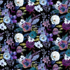 Midnight Dreams -Black Digital Garden # Y4232-3