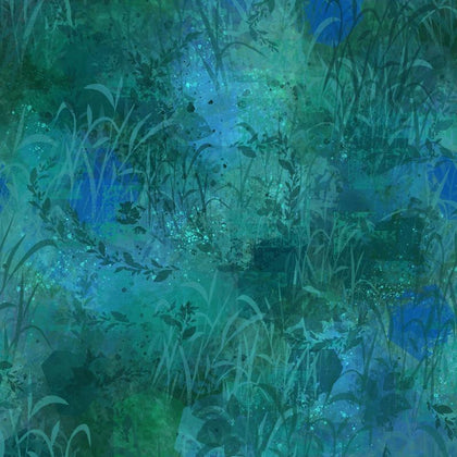 Midnight Dreams -Teal Digital Texture # Y4236-104