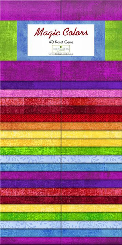 2.5in Strips Essential Gems Magic Colors 40pcs # Q842-14-842