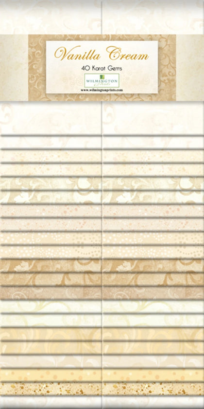 2.5in Strips Vanilla Cream 40pcs/bundle # Q842-4-842