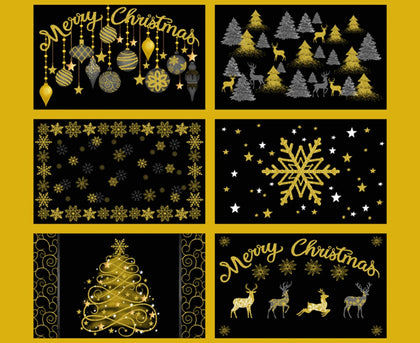 Gold Merry Christmas Placemats Met 36
