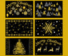 Gold Merry Christmas Placemats Met 36" # CM3621-GOLD