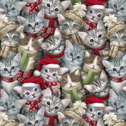 A Purr-fect Holiday Season - Multi Cat Crowd # BQ4065-98