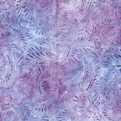 Mystic Vineyard - Light Purple Ferns Batik # 22277-634