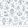 Rollicking Robots White Drawing Boards 10035-10