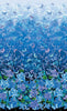Butterfly Bliss Blue Field Ombre # 12805B-55