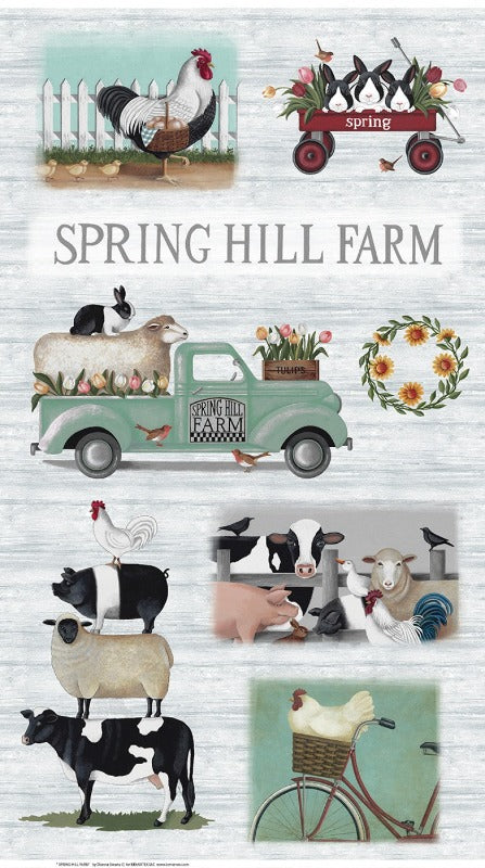 Spring Hill Farm Grey Panel # 13244B-99