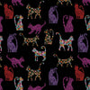 Folkscapes Black Patterned Cats 13271B-12