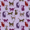 Folkscapes Lilac Patterned Cats 13271B-60