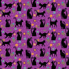 Folkscapes Purple Garden Cats 13272B-66