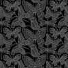 Blooming Denim - Black Butterflies N Stitch # 13283B-12