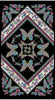 Alluring Butterflies Black Kaleidoscope Panel w/Metallic # 13305MB-12