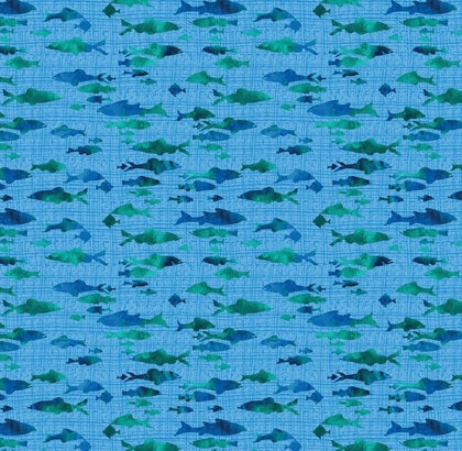 Atlantis Medium Blue Fish # 13394B-52