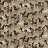 Frontier - Stonehenge -Horses 25182-14 TAN