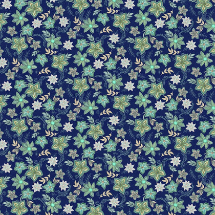 Blissful Navy Graphic Floral # 27647-475