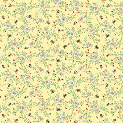 Bee All You Can Bee Peach Bee And Daisy Toss # 6947S-33
