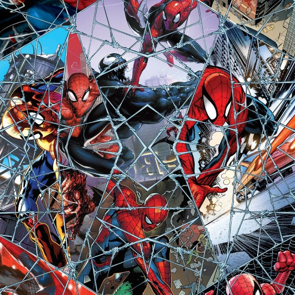 Marvel Spiderman Comic Web Mosaic Digital Print # 71189A620715