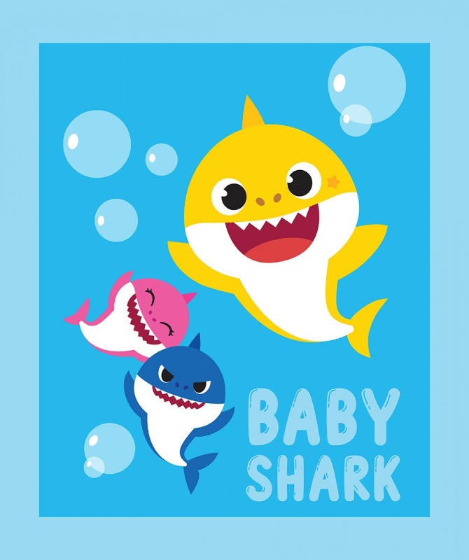 Nickelodeon Baby Shark Family 36in Panel  74362-A620715