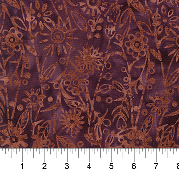 Florentine Coral Berry  80615-26 Sketched Floral - Fuchsia Rose