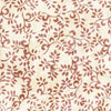 Watercolor Floral Sangria  80644-56 Small Leaves - White Burgundy